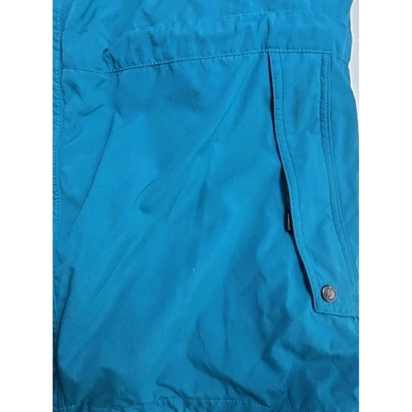 JanSport Ripstop Rain Jacket Men XL BLUE Drawcord Adjustable Waist Hood Full Zip - Picture 10 of 13
